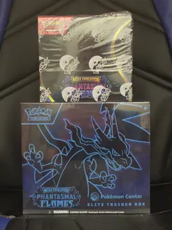 Pokemon TCG Phantasmal Flames Pokemon Center ETB And Booster Box Bundle - Image 1