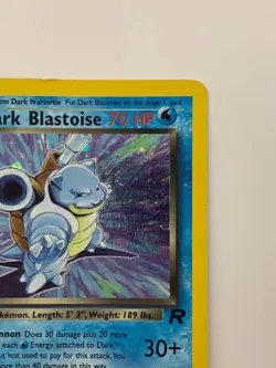 Pokemon Team Rocket, Dark Blastoise, Rare, Holo, 3/82, HP - DMG - Image 3