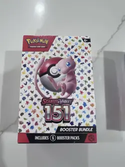 Pokemon TCG | New Sealed Scarlet and Violet 151 Booster Bundle | 6 Packs | 2023 - Image 1