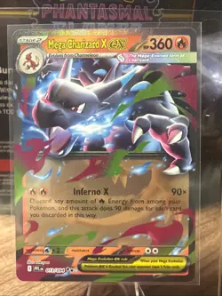 Mega Charizard X ex - Phantasmal Flames 013/094 - Near Mint English Pokemon TCG - Image 1