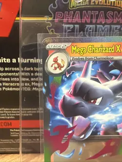 Mega Charizard X ex - Phantasmal Flames 013/094 - Near Mint English Pokemon TCG - Image 2