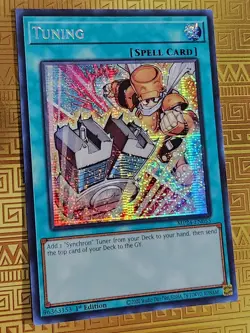 Tuning MP24-EN055 Prismatic Secret Rare Alt Art 1st Edition NM Yu-Gi-Oh - Image 1