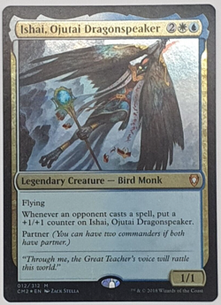 Magic The Gathering - Ishai, Ojutai Dragonspeaker Foil Card - Commander V2 - Image 1