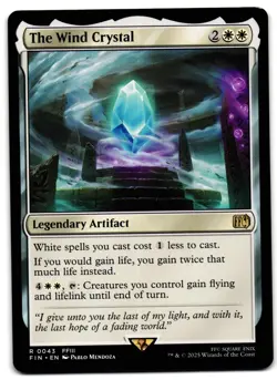 The Wind Crystal 0043 - Rare Universes Beyond: Final Fantasy MTG 2025 - NM Card - Image 1