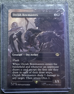 Orcish Bowmasters Borderless Lord of the Rings Tales of Middle-Earth MtG 433 LC1 - Image 1