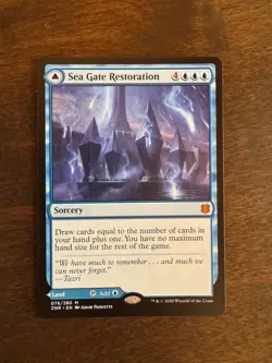 Sea Gate Restoration - NM Zendikar Rising MTG - Image 1