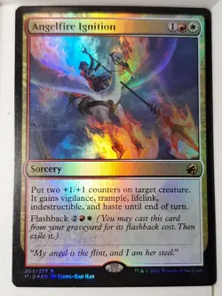 Angelfire Ignition FOIL Innistrad: Midnight Hunt - Magic the Gathering MTG Nice! - Image 1