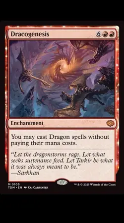 Magic the Gathering MTG Dracogenesis NM - Image 1