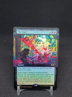 The End 0337 FOIL Wilds of Eldraine Extended Art NM MTG - Image 1