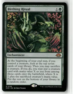 Magic the Gathering Birthing Ritual Modern Horizons 3 Mythic - Image 1