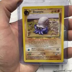 Omanyte 60/75 Neo Discovery Common Unlimited Pokemon TCG NM/MT Vintage Pokemon - Image 1