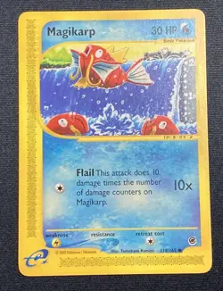 Magikarp 2002 Pokemon Expedition #118/165 Lightly Played - Image 1