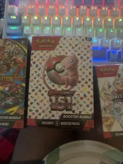 Pokemon 151 Booster Bundle New Sealed English Edition - Image 1