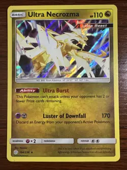 Pokemon TCG - Ultra Necrozma 164/236 Holo Rare - Cosmic Eclipse Pokemon Card - Image 2