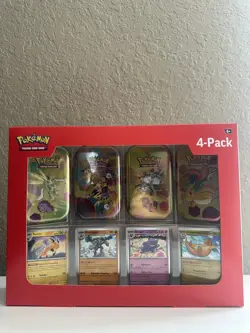 Pokemon Scarlet And Violet 151 Mini Tins 4 Pack Sams Club Lot of 4 IN HAND - Image 3