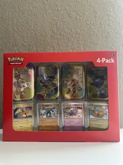 Pokemon Scarlet And Violet 151 Mini Tins 4 Pack Sams Club Lot of 4 IN HAND - Image 4