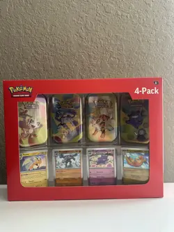 Pokemon Scarlet And Violet 151 Mini Tins 4 Pack Sams Club Lot of 4 IN HAND - Image 5