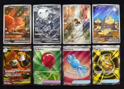 Pokemon TCG - Mega Evolution Full Art Lot - Vulpix, Steelix, Litleo, Helioptile - Image 1