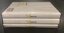 POKEMON TRADING CARD GAME PIKACHU TRAIN ON BINDER Jumbo Card ALBUM (3x) - Image 3