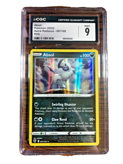 Absol Holo Rare #097 - CGC MINT 9 - 2022 SWSH Astral Radiance - Pokemon TCG - Image 1