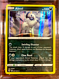Absol Holo Rare #097 - CGC MINT 9 - 2022 SWSH Astral Radiance - Pokemon TCG - Image 2