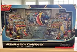 Pokemon TCG Greninja ex & Kingdra ex Special Collection Box - New - Sealed - Image 1