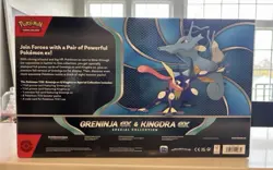 Pokemon TCG Greninja ex & Kingdra ex Special Collection Box - New - Sealed - Image 2