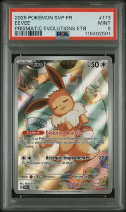 🇫🇷 EVOLI AR PSA 9 - PROMO SVP 173 FR EV Carte Pokemon 🇫🇷 - Image 2