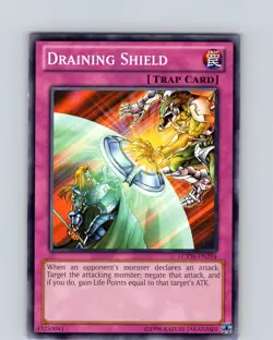 Yu-Gi-Oh TCG Draining Shield LCYW-EN294 Unlimited Regular Common Card NM - Image 1