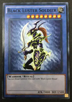 Yu-Gi-Oh TCG #YGLD-ENA01 Black Luster Soldier 1st Edition Common NM - Image 1