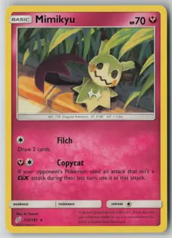 Mimikyu 112/181 Pokemon TCG Sm-Team Up Regular Rare Card (Near Mint) NM 1 - Image 1