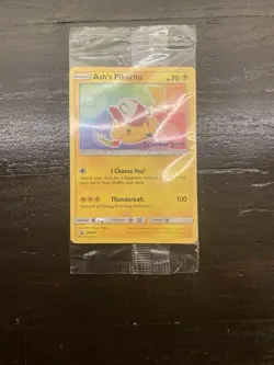 Sealed Ash's Pikachu Pokemon TCG SM108 2017 Promo Card Pokemon 'I Choose You” - Image 1