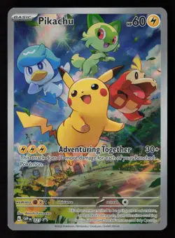 Pikachu - 027 SV: Scarlet & Violet Promo Cards Pokemon TCG NM - Image 1