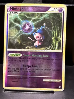 Pokemon TCG Mime Jr Reverse Holo Card 47/95 Call of Legends - Image 1