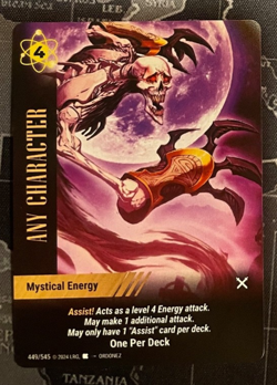 Mystical Energy 449 Any Character Assist Special Card! OverPower WL Prize Pack! - Image 1