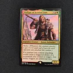 Wulfgar of Icewind Dale Commander Adventures in the Forgotten Realms Mtg Card NM - Image 1