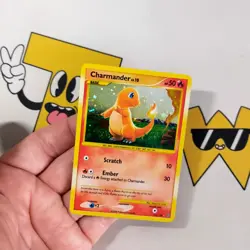 Charmander (101/100) D&P Stormfront Holo Swirl Secret Rare Pokemon Card 2008 - Image 2