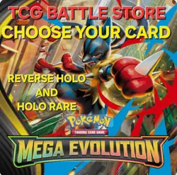 Pokemon TCG Mega Evolution Reverse Holo - Holo Rare Choose Your Card - Image 1