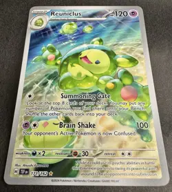 Reuniclus 171/162 Pokemon Trading Card Game SV05: Temporal Forces Holo NM - Image 2