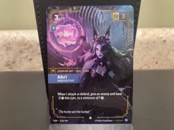 Ahri Inquisitive Riftbound League Of Legends Origins Foil Card OGN 119a/298 NM - Image 1