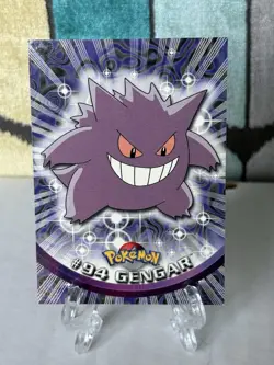 Gengar #94 Blue Logo Topps Non Holo TV Animation Pokemon Card - Image 1