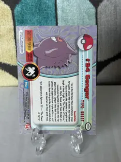 Gengar #94 Blue Logo Topps Non Holo TV Animation Pokemon Card - Image 2