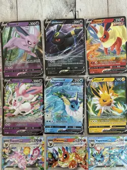 Pokemon TCG EX Holo V Lot of 40 Different Cards NM/M No Duplicates See Pics - Image 2