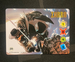 Zorro 534 Ultra Rare UR Non-Foil Character OverPower World Legends Card! - Image 1
