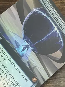 Simulacrum Synthesizer Extended Art FOIL Outlaws of Thunder Junction Big Score - Image 3