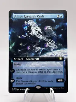 Uthros Research Craft 0027 Extended Art Commander: Edge of Eternities EOC MTG NM - Image 1