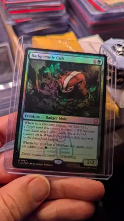 1x Badgermole Cub Foil NM - Magic MTG TLA x1 - Image 1