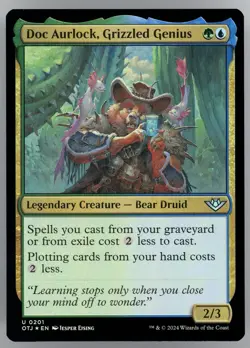 Doc Aurlock, Grizzled Genius Outlaws of Thunder Junction Foil - Image 1