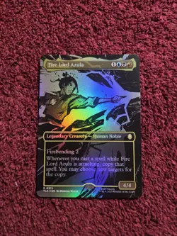 MTG Fire Lord Azula 0313 Foil Borderless Avatar The Last Air Bender - Image 1