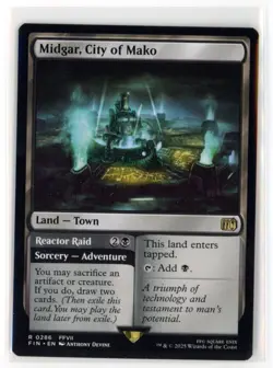 MtG FIN Midgar, City of Mako #286 Non-Foil - Image 1